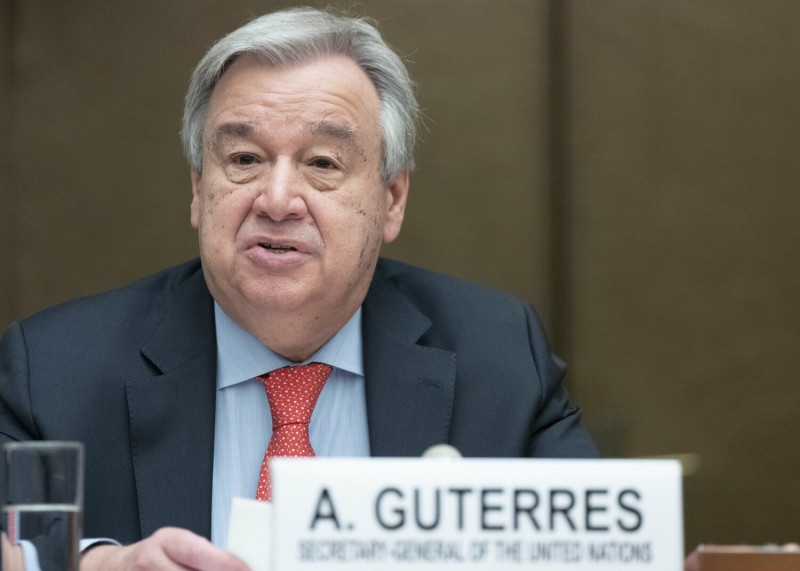 圖為聯合國秘書長古特瑞斯 (António Guterres) 。（圖擷自@antonioguterres X平台）