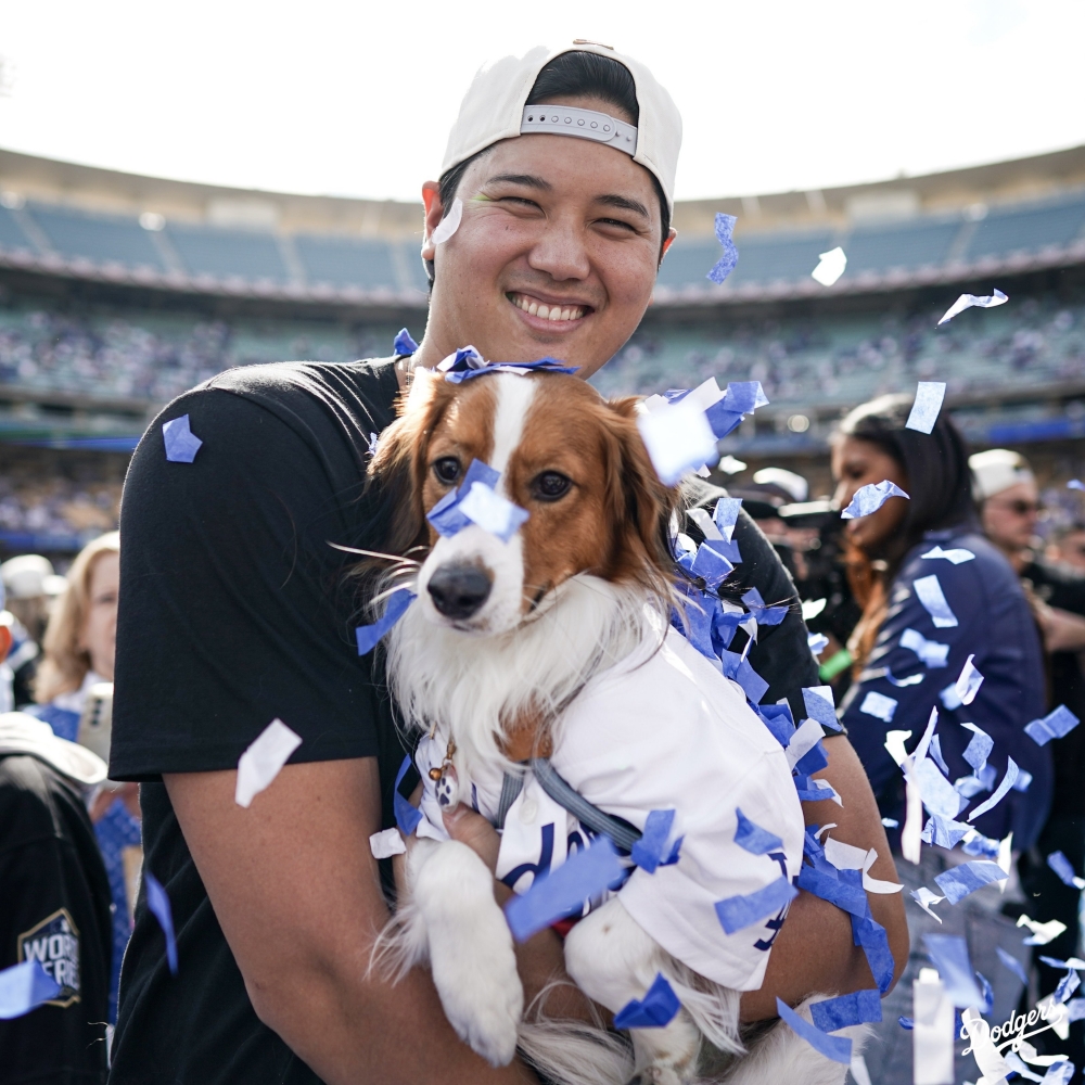 圖為美國職棒大聯盟（MLB）道奇隊日籍巨星大谷翔平。（圖擷取自道奇X平台）