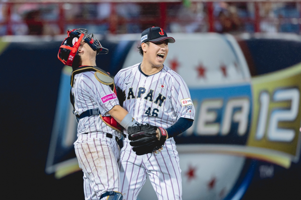 日本投手藤平尚真。（圖／WBSC）