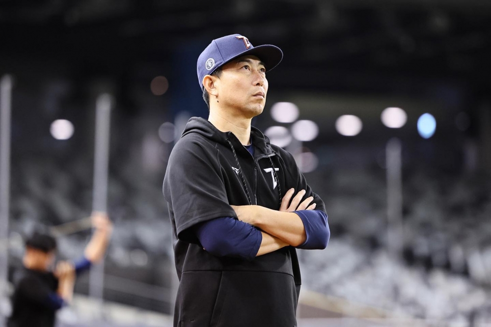 台灣隊投手教練林岳平。（圖／cpbl_official IG）