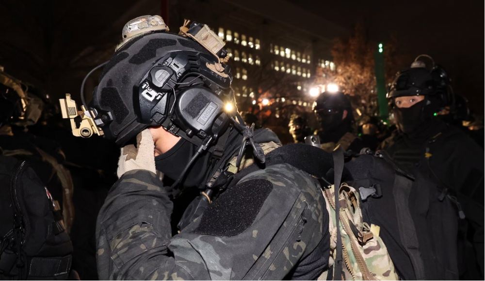 現場軍人事後表示，對身為軍人深感愧疚、羞恥。擷取自조선일보／뉴스1。