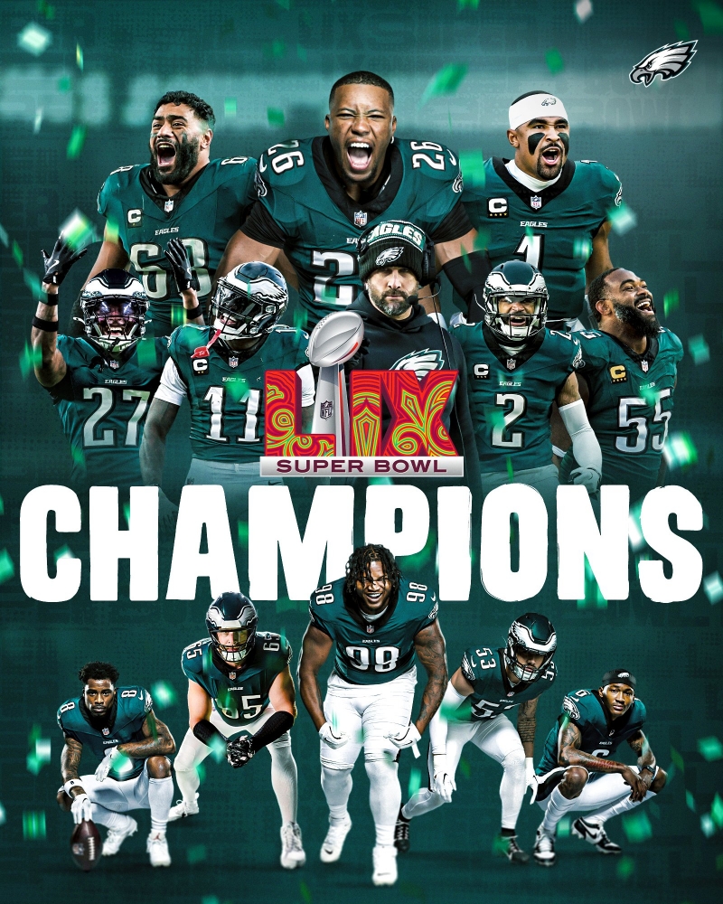 （圖源：Philadelphia Eagles／X）