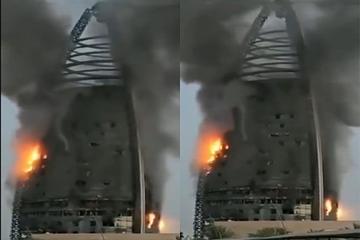 蘇丹內戰逾5個月！首都地標摩天大樓被大火吞沒