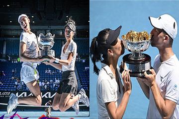 澳網混雙、女雙摘下金盃  謝淑薇：「最重要是享受比賽」