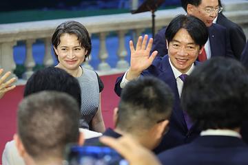 立法院長韓國瑜授予國璽 賴清德、蕭美琴宣誓就任正副總統