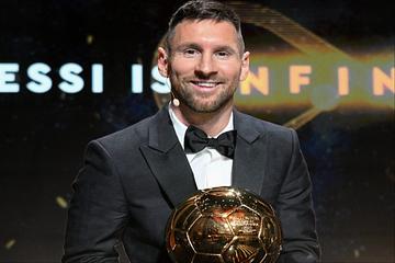 梅西奪第8座金球獎史上最多「榮耀獻給阿根廷及馬拉度納」