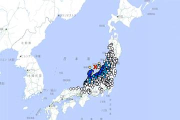 日本新潟規模6.0地震！最大震度5弱 石川縣能登4級