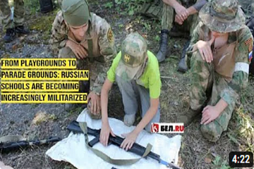 戰鬥民族從小訓練？俄羅斯逼學童「7歲學組槍、擲手榴彈」