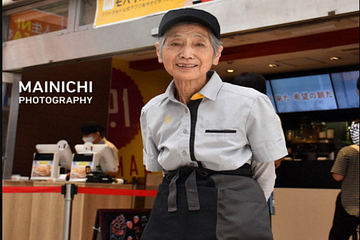麥當勞最年長女員工！日本90歲阿嬤曝：健康的秘訣是工作