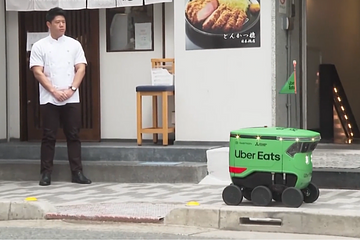 「機器人送Uber Eats」日本上路！過馬路仍由真人操控