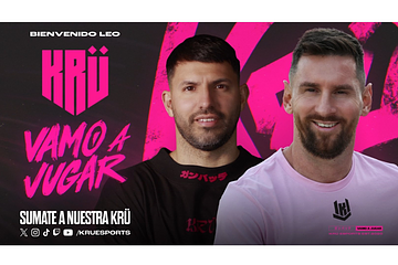 大咖來了！足球巨星梅西成阿根廷電競戰隊「KRÜ Esports」共同所有人